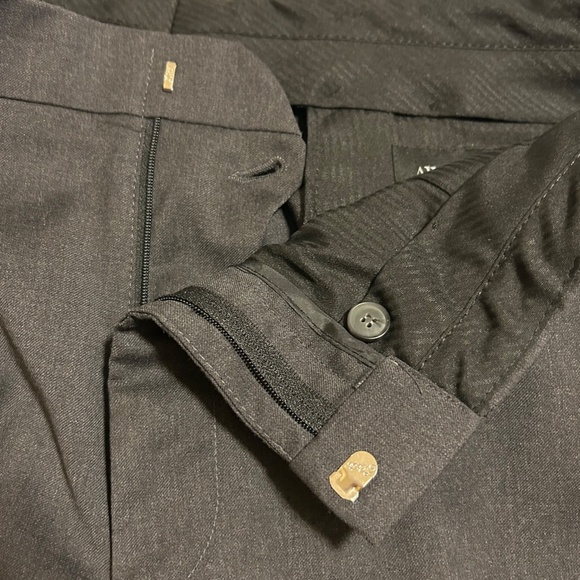 Kenneth Cole Awearness Black Heather Wool Blend Modern Fit Trousers, 35W x 30L - Picture 8 of 13